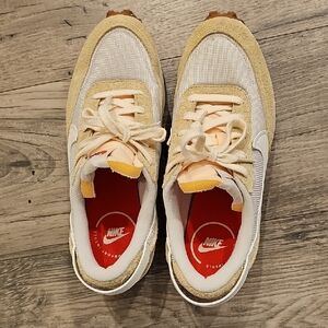 Nike Cream and White Sneakers